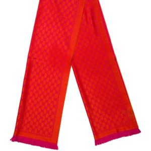 Orange/Pink Gucci scarf